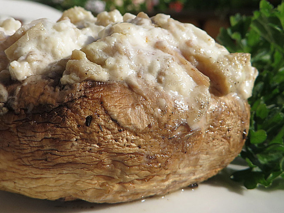 Gegrillte Champignons mit Fetafüllung von Lufiaxd| Chefkoch