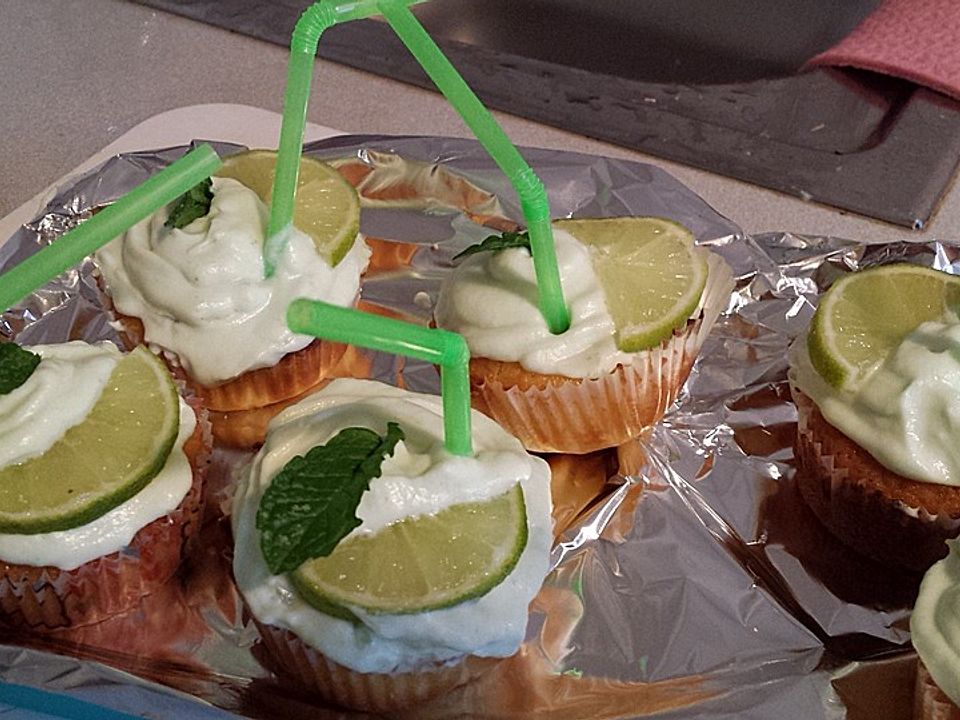 Hugo Cupcakes mit Limette von roomi| Chefkoch