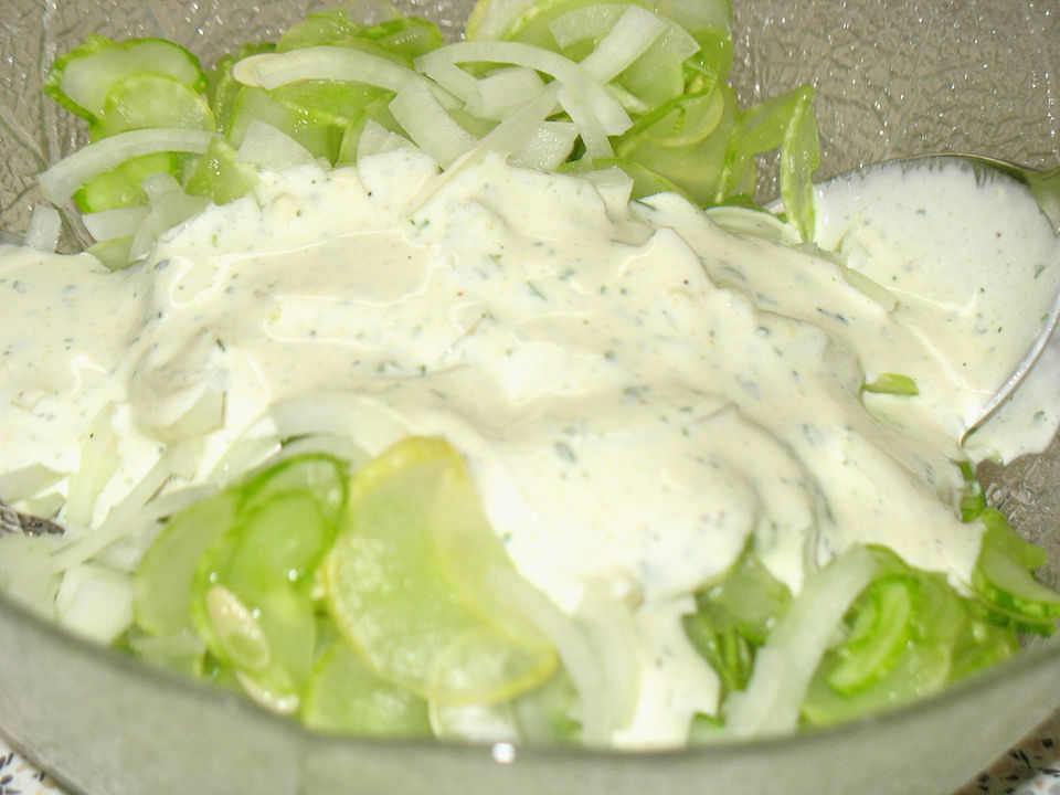 Schnelles Schmand-Salatdressing von köchelein369| Chefkoch