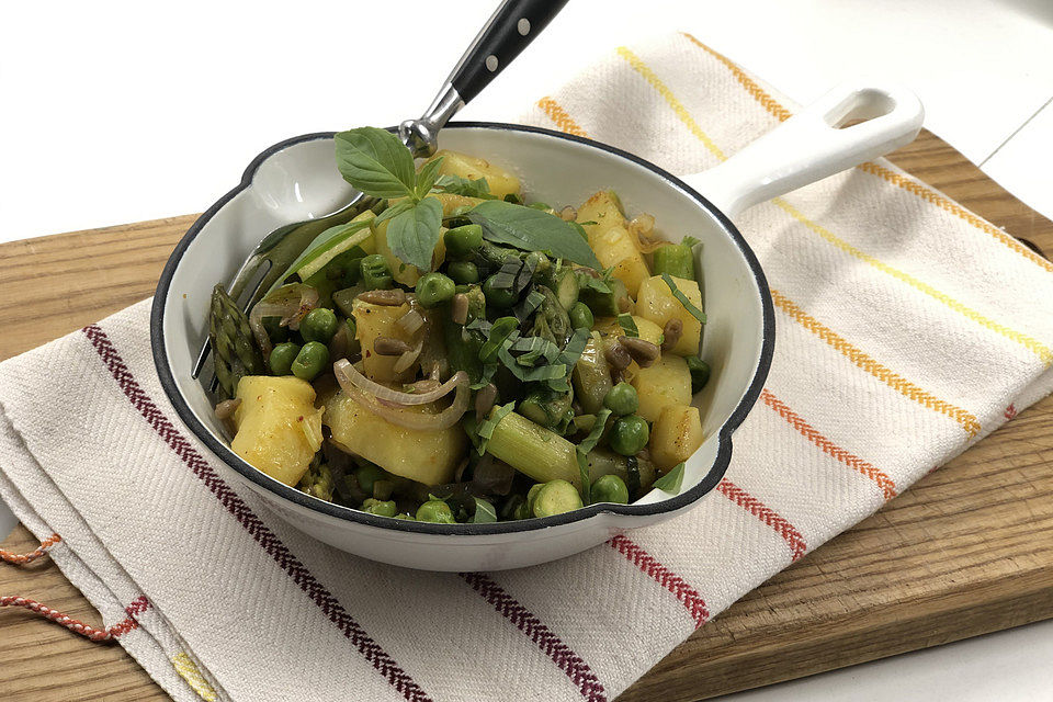 Spargel-Kartoffelpfanne Spargel-Kartoffelpfanne