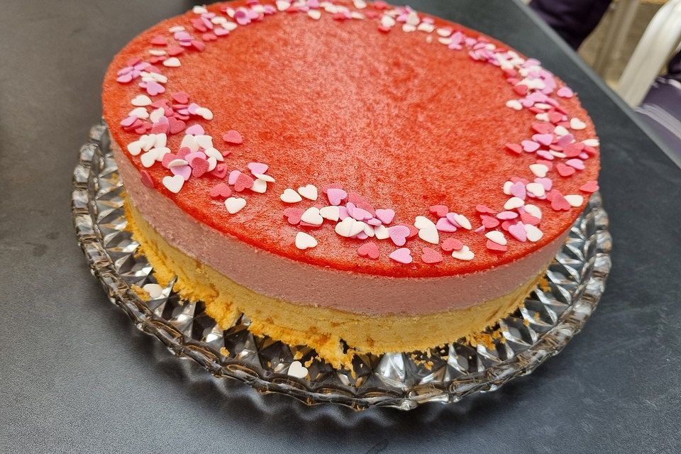 Erdbeerkuchen "Rosa Wolke"