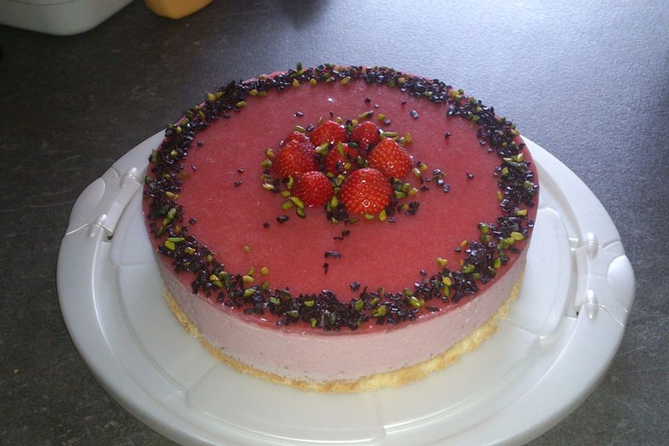 Erdbeerkuchen "Rosa Wolke"