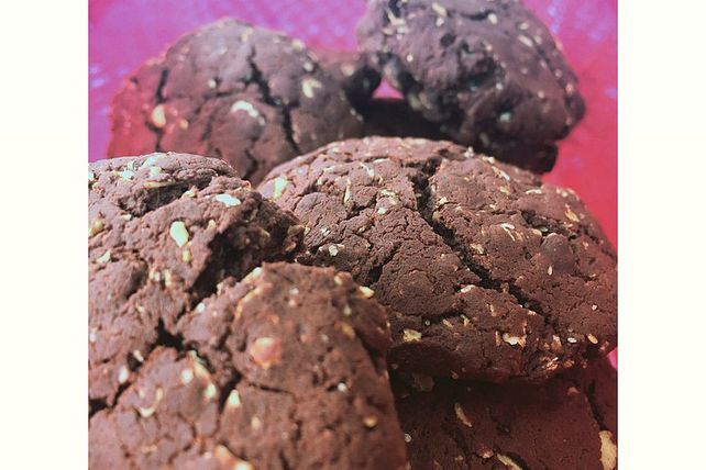 Vegane Schoko-Rosinen-Haferflocken-Kekse von Fr8schk8ch| Chefkoch