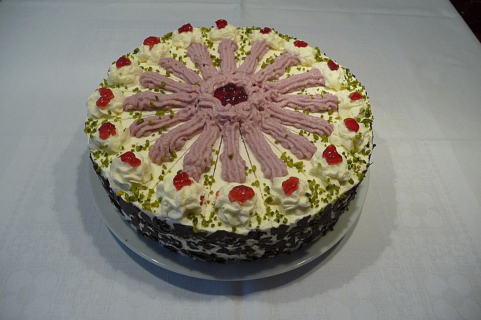 Schoko-Weincreme-Torte