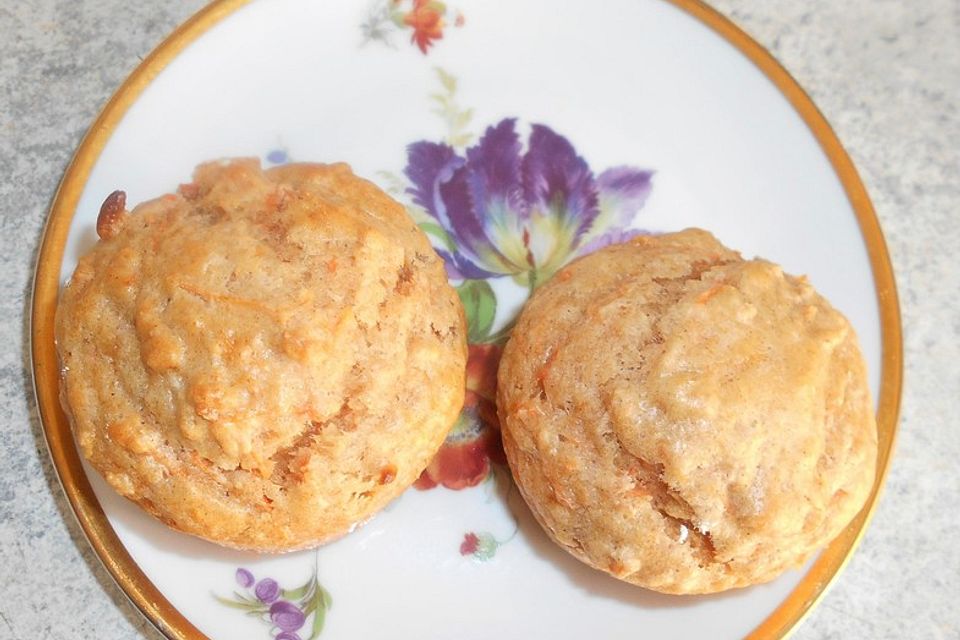 Karotten-Joghurt-Vollkorn-Muffins