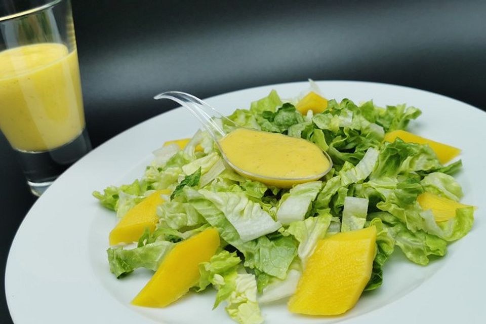 Mango-Honig-Senf-Dressing