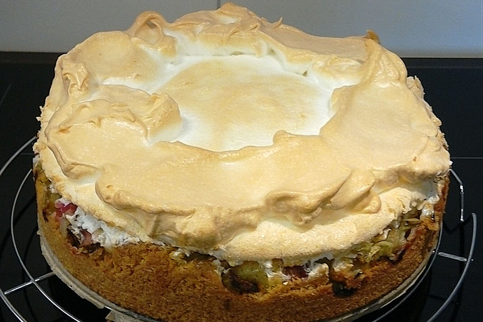 Rhabarber-Baiser-Kuchen