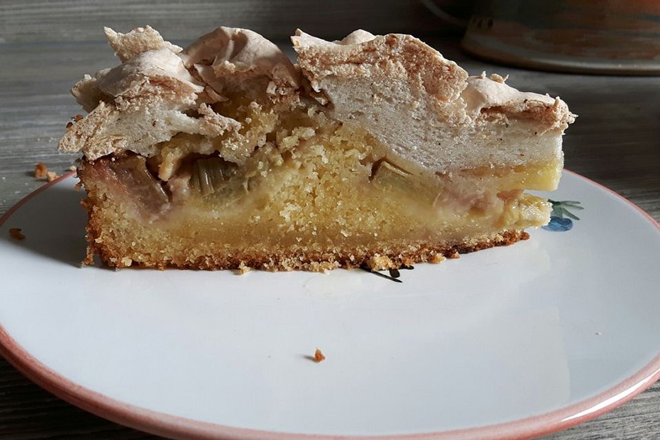 Rhabarber-Baiser-Kuchen