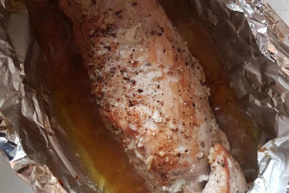 Schweinefilet aus dem Backofen