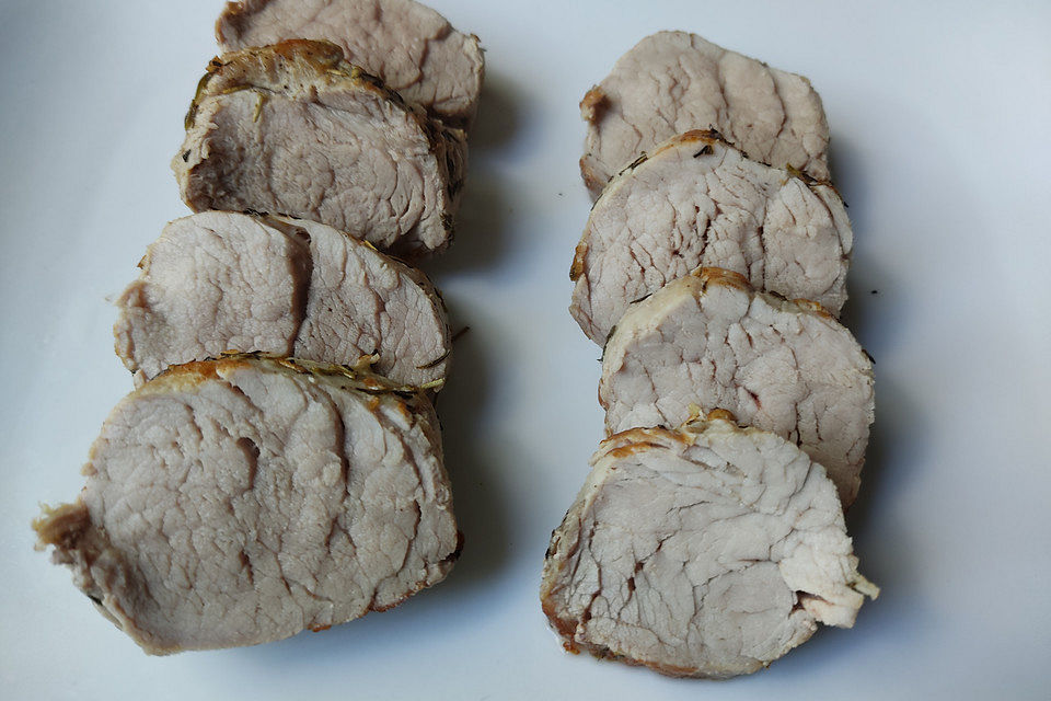 Schweinefilet aus dem Backofen