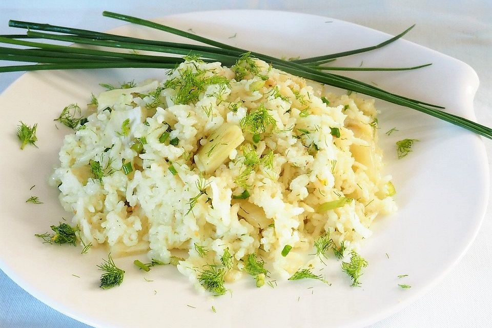 Fenchel - Risotto als Beilage