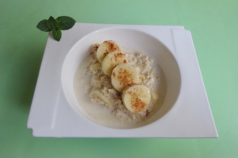 Müsli mit Banane