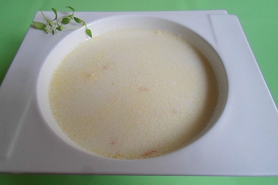 Geröstete Nudelsuppe