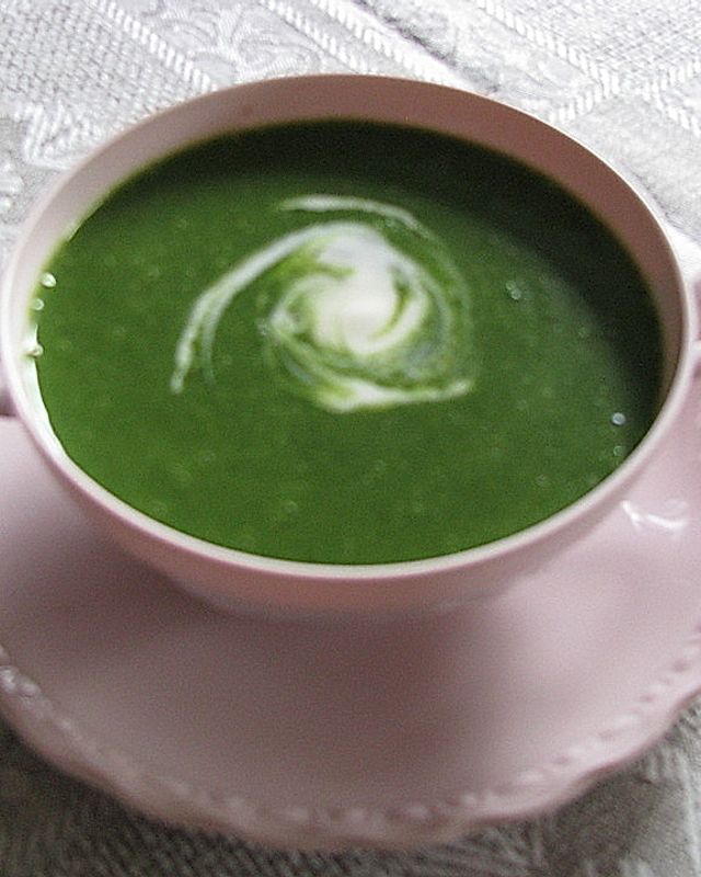 Spinat-Bärlauch-Suppe