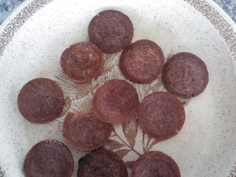 SalamiChips aus dem Ofen von gromsbard Chefkoch