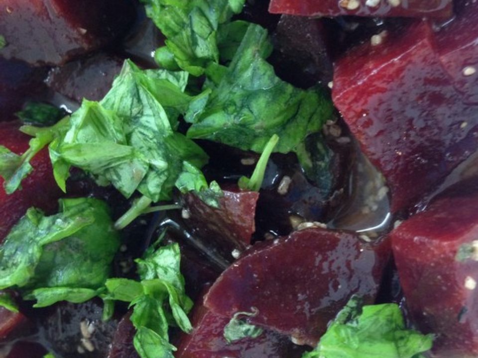 Smokeys Rote Bete Salat an Senf-Zitronen-Sauce von smokey1 | Chefkoch