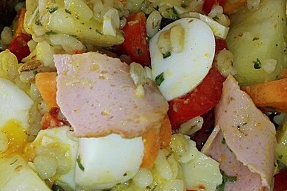 Eblysalat mit Melone und Käse