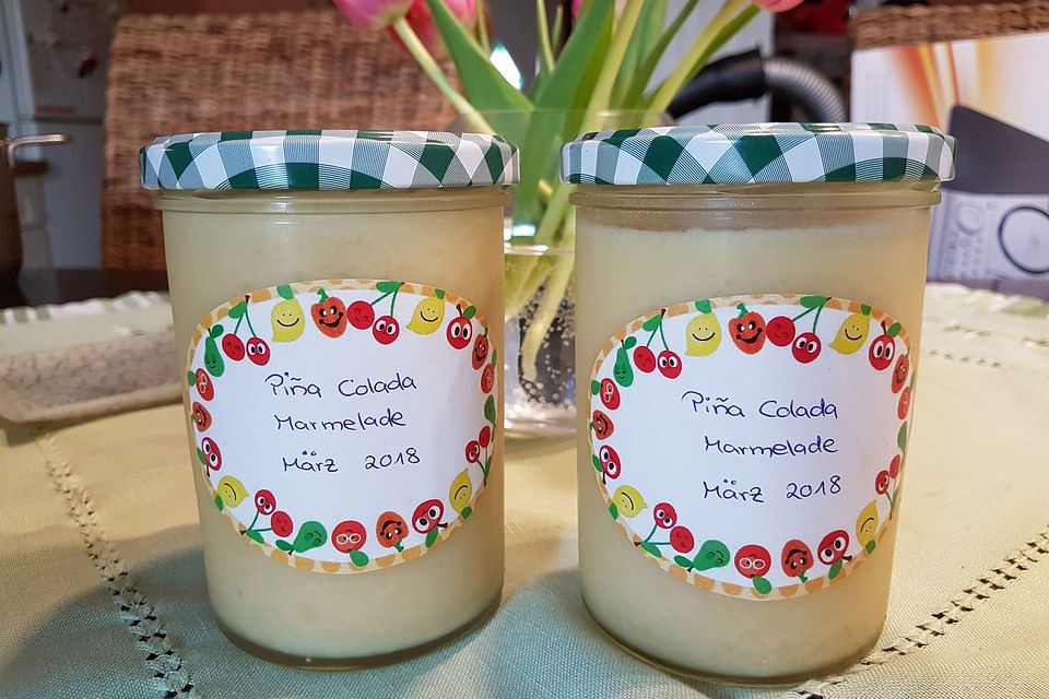 Piña-Colada-Marmelade
