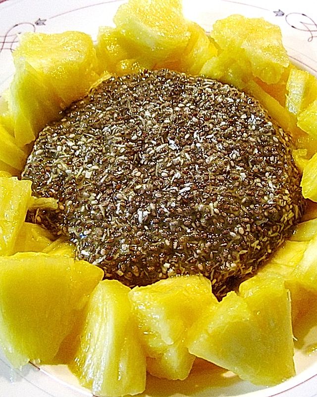 Ananas-Kokos-Chia-Pudding