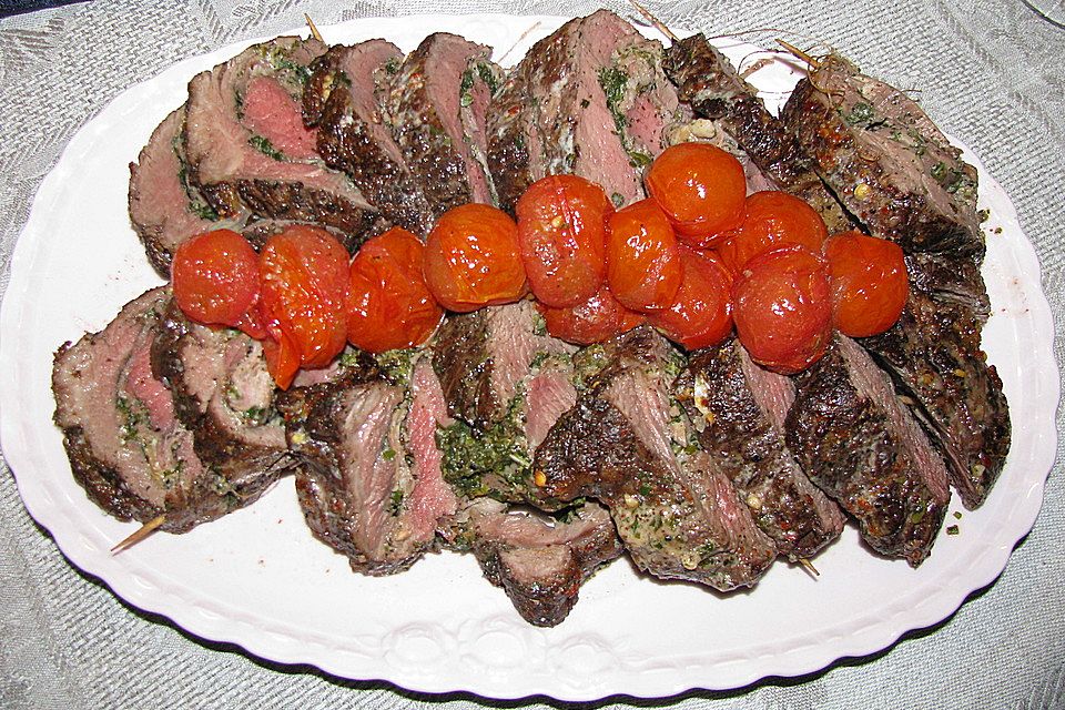 Gefülltes Rinderfilet