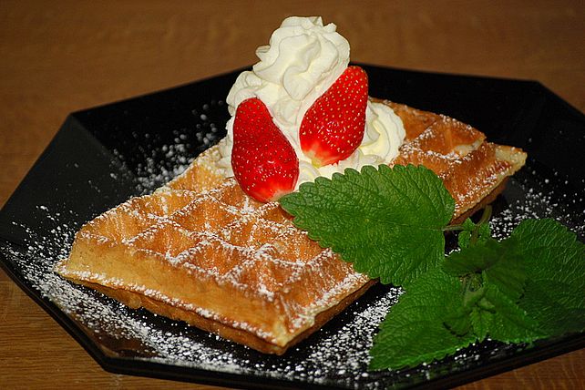 Knusprig-aromatische Waffeln mit Sauerteig von Esplendida| Chefkoch