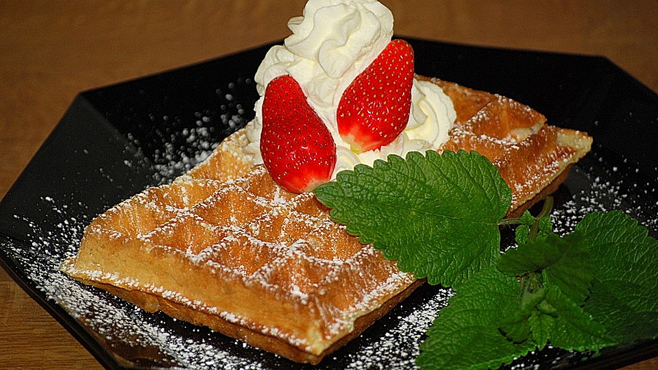 Knusprig-aromatische Waffeln mit Sauerteig von Esplendida| Chefkoch Knusprig-aromatische Waffeln mit Sauerteig von Esplendida| Chefkoch