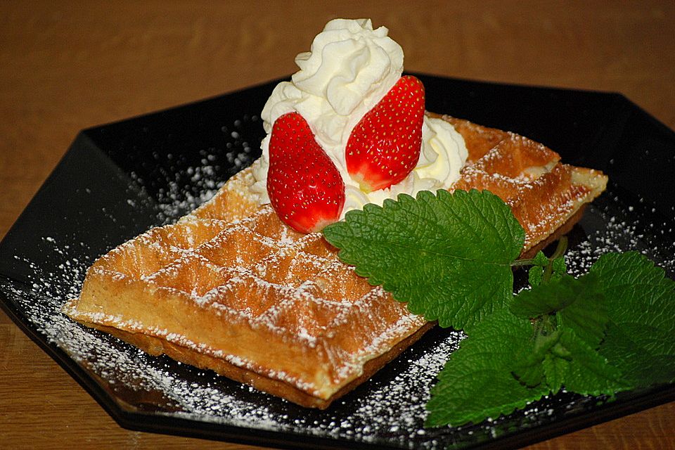 Knusprig-aromatische Waffeln mit Sauerteig