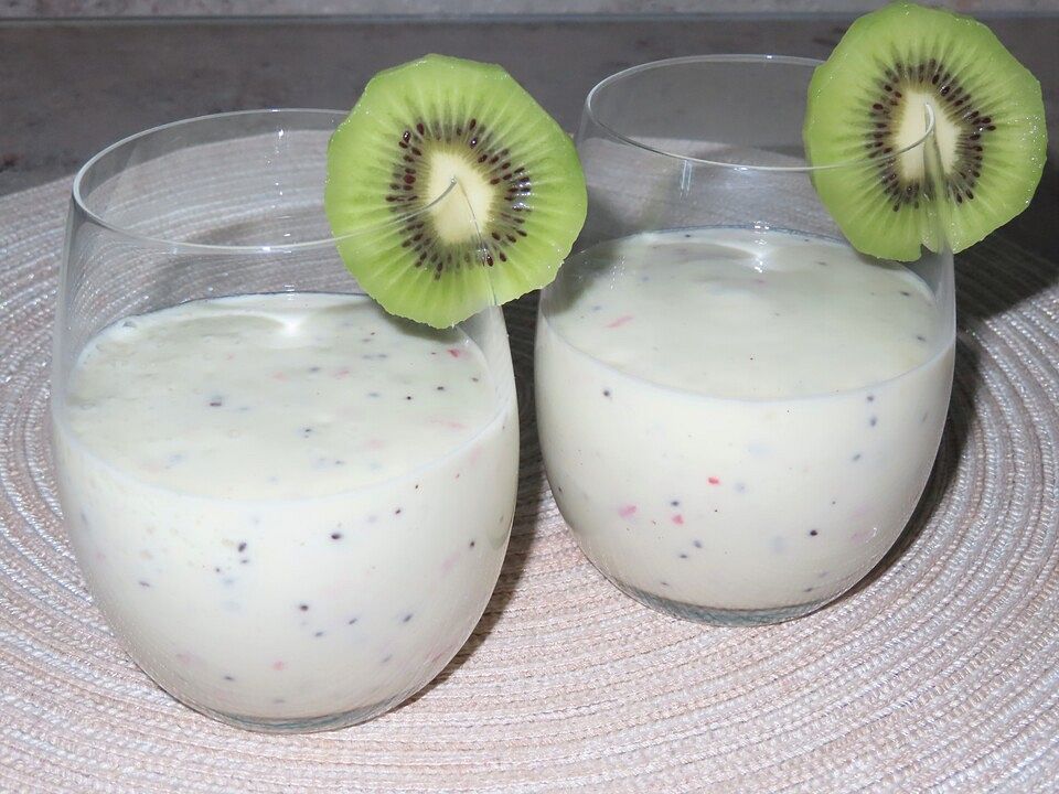 Apfel-Kiwi-Quarksmoothie von Spirale| Chefkoch Apfel-Kiwi-Quarksmoothie von Spirale| Chefkoch