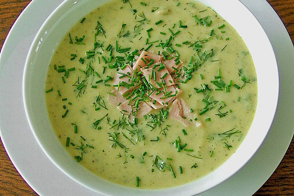 Zucchini - Käse Suppe