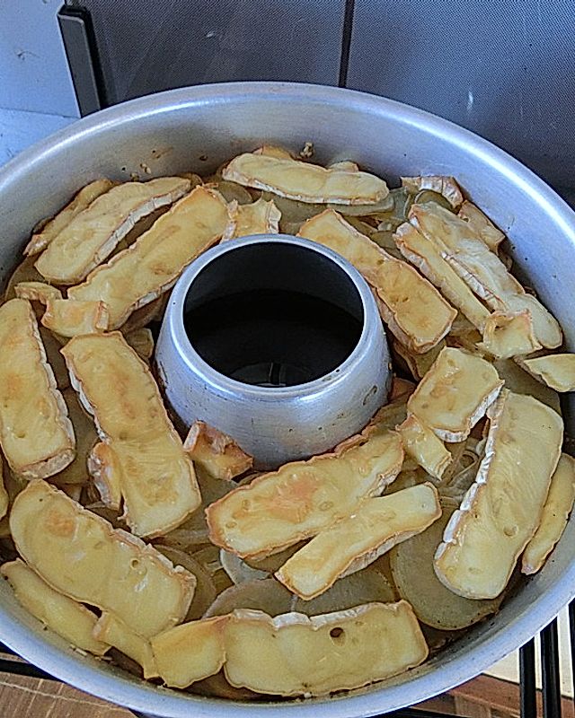 Krümeltigers Omnia Kartoffelgratin mit Brie und Weißwein