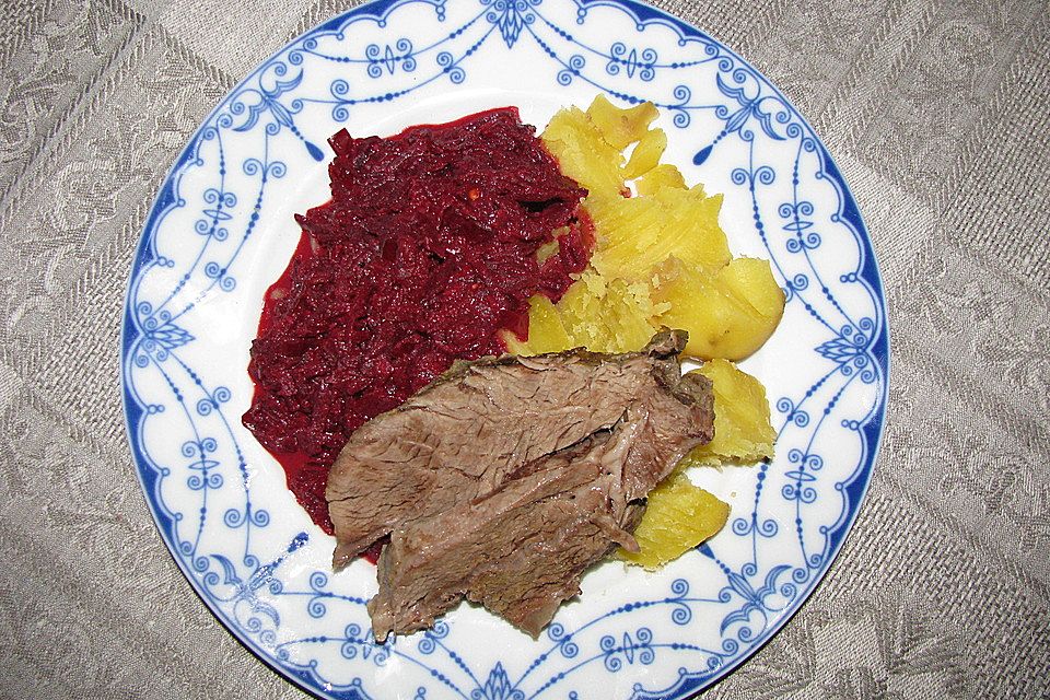 Rote Bete-Gemüse mit Meerrettich