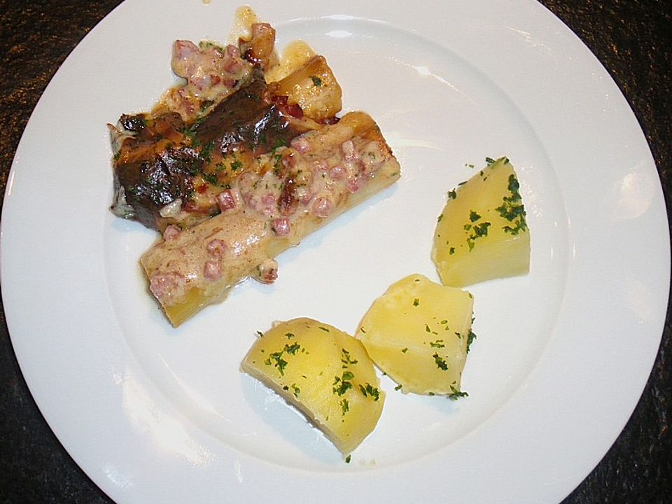 Lauchgratin mit Schinken von judith | Chefkoch