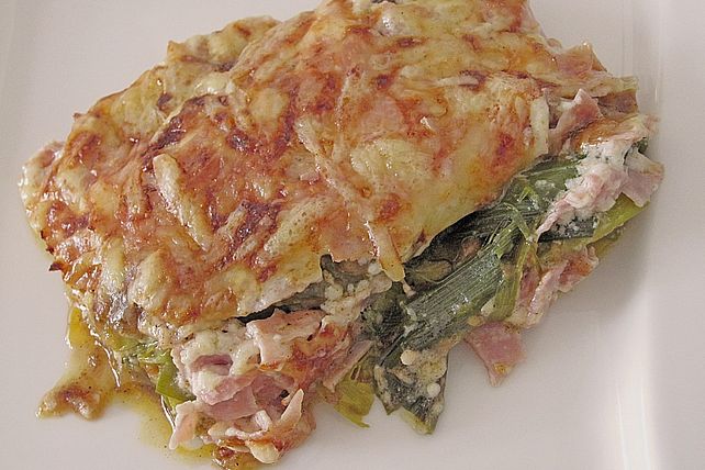 Lauchgratin mit Schinken von judith| Chefkoch