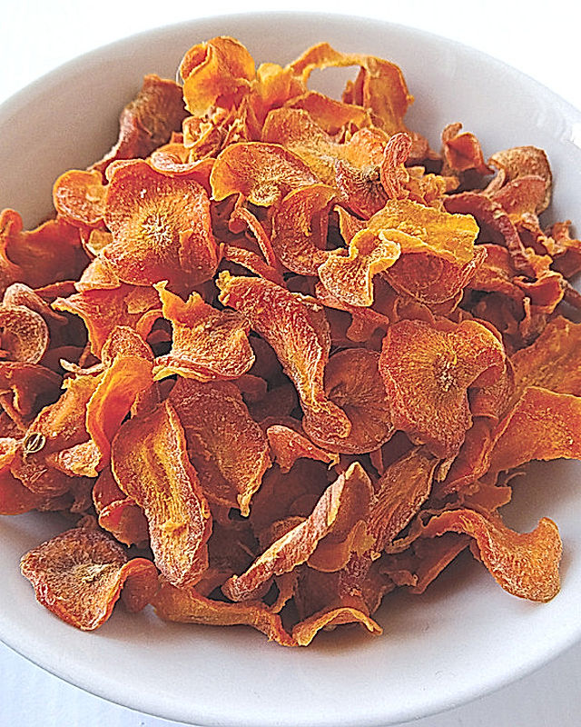 Süße orientalische Karottenchips