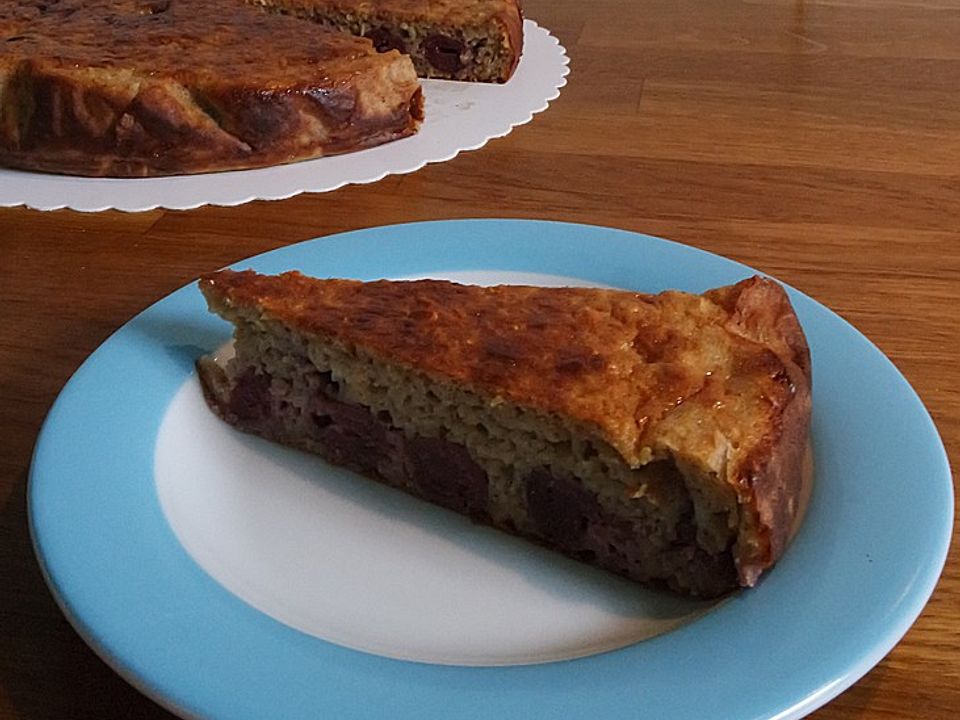 Quark-Kirsch-Kuchen mit Haferflocken von sonjanis| Chefkoch