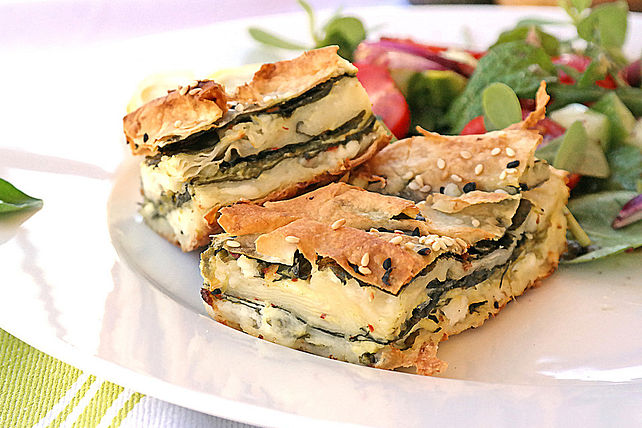 Byrek mit Spinat und Feta