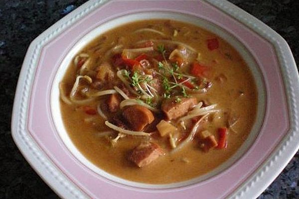 Partysuppe mit Chorizo und Krakauer von caipiri | Chefkoch