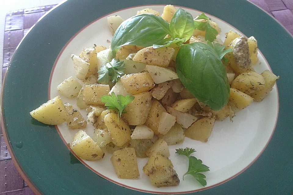 Kohlrabi-Kartoffel-Pfanne