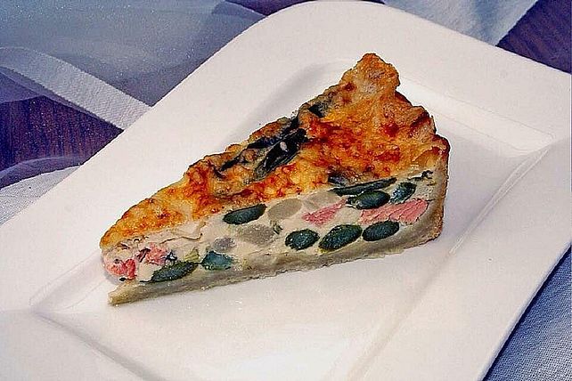 Cleos Spargel-Lachs-Quiche von cleo24| Chefkoch