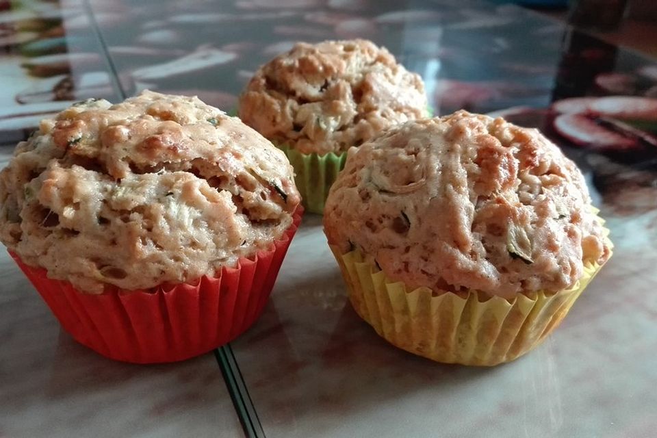 Apfel-Zucchini-Muffins