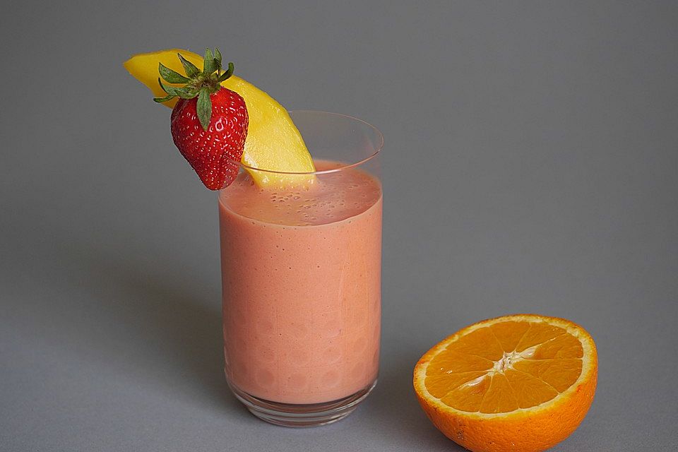 Erdbeer-Mango-Smoothie