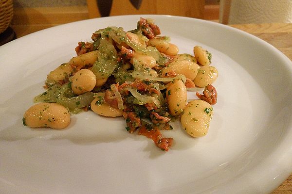 Italienischer, warmer Bohnensalat mit dicken Bohnen | Chefkoch