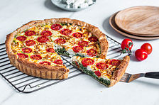 Quiche Mit Spinat Und Ziegenfrischkase Von Chefkoch Chefkoch