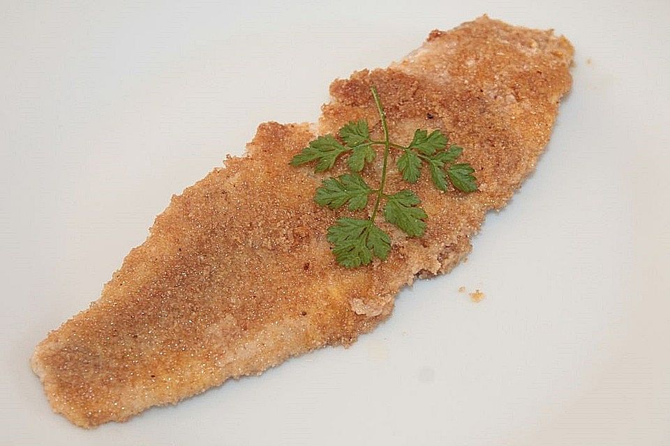 Paniertes Seelachsfilet