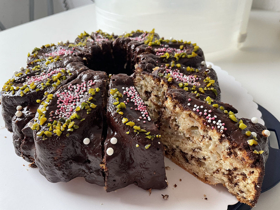 Biskuit-Kuchen mit Birnen von trekneb| Chefkoch