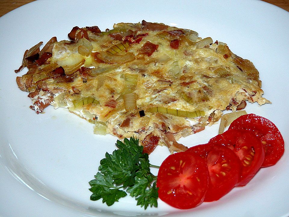 Speck-Zwiebel-Käse-Omelett von genovefa56| Chefkoch