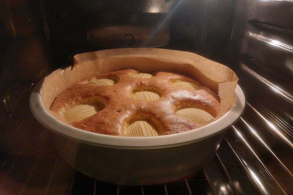 Versunkener Dinkel-Apfelkuchen