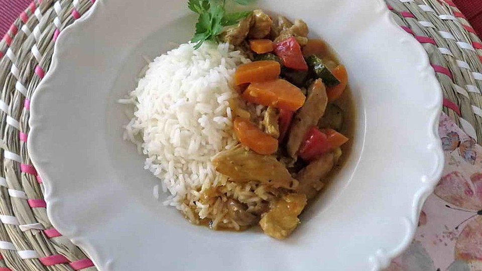 Gemüsepfanne mit Pute süß-sauer von IsiBelli20| Chefkoch