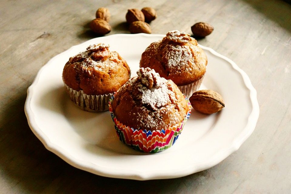 Walnuss-Zimt-Muffins