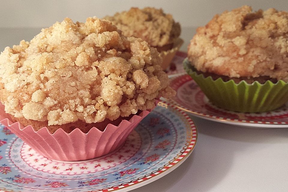 Apfel-Streusel-Cupcakes